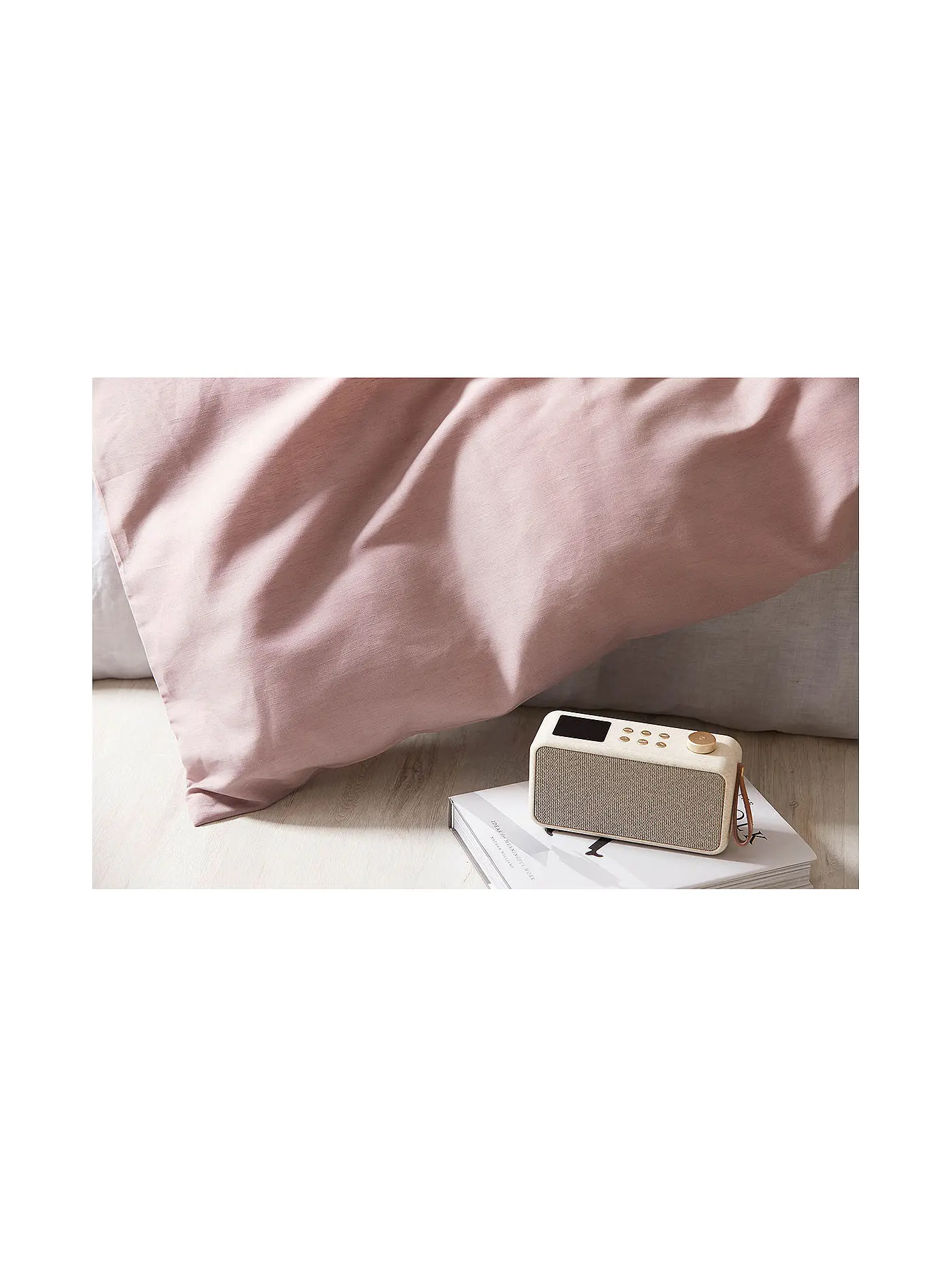 ELEGANTE | Halbleinen Bettwäsche Breeze 70x90cm/140x200cm Rose | 